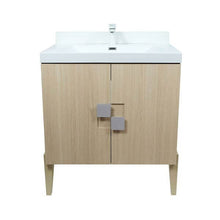 Load image into Gallery viewer, 31.5&quot; Single Sink Vanity In Neutral Finish with White Ceramic Top - 804366V-CO