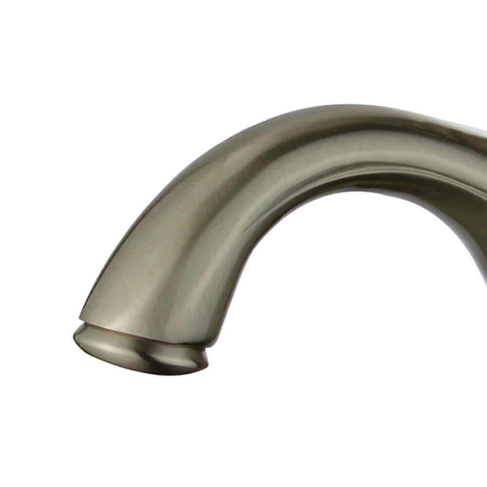 Barcelona Single Handle Bathroom Vanity Faucet in Brushed Nickel - 10118A1-BN-WO