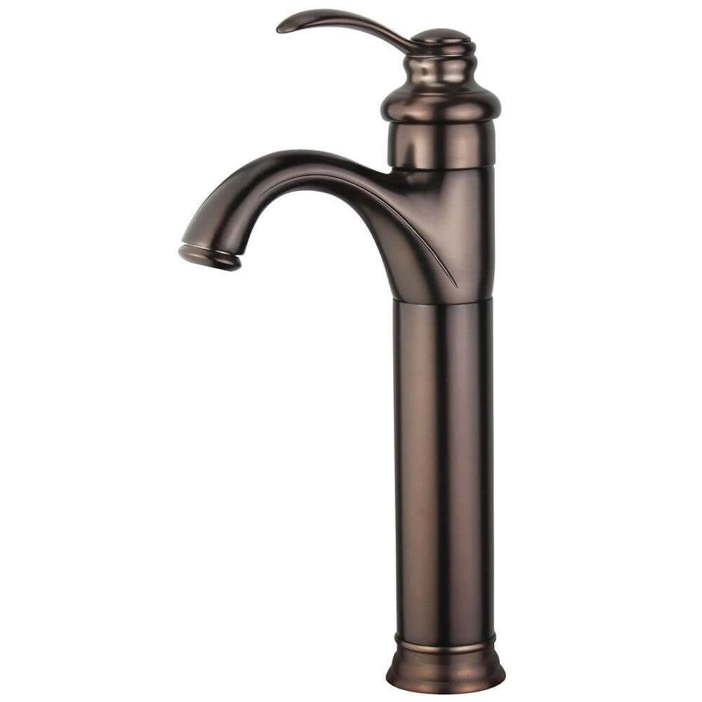 Madrid Single Handle Bathroom Vanity Faucet in Oil Rubbed Bronze - 10118A2-ORB-W