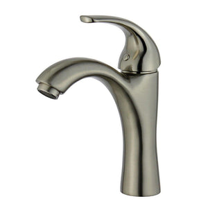 Seville Single Handle Bathroom Vanity Faucet in Brushed Nickel - 10165B1-BN-WO