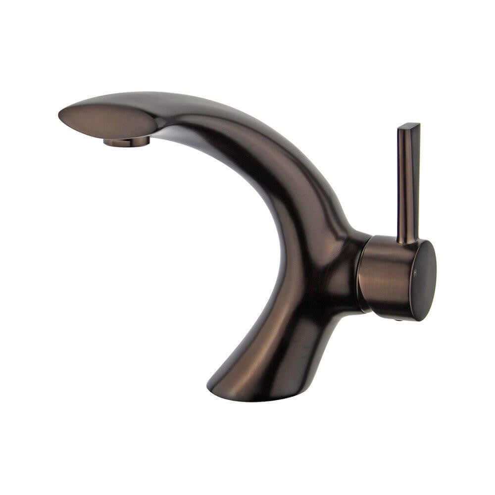 Bilbao Single Handle Bathroom Vanity Faucet in Oil Rubbed Bronze - 10165T2-ORB-WO