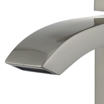 Cordoba Single Handle Bathroom Vanity Faucet in Brushed Nickel - 10166-BN-W