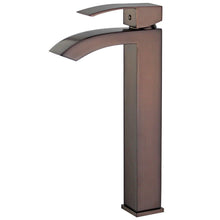 Load image into Gallery viewer, Palma Single Handle Bathroom Vanity Faucet in Oil Rubbed Bronze - 10166A1-ORB-W