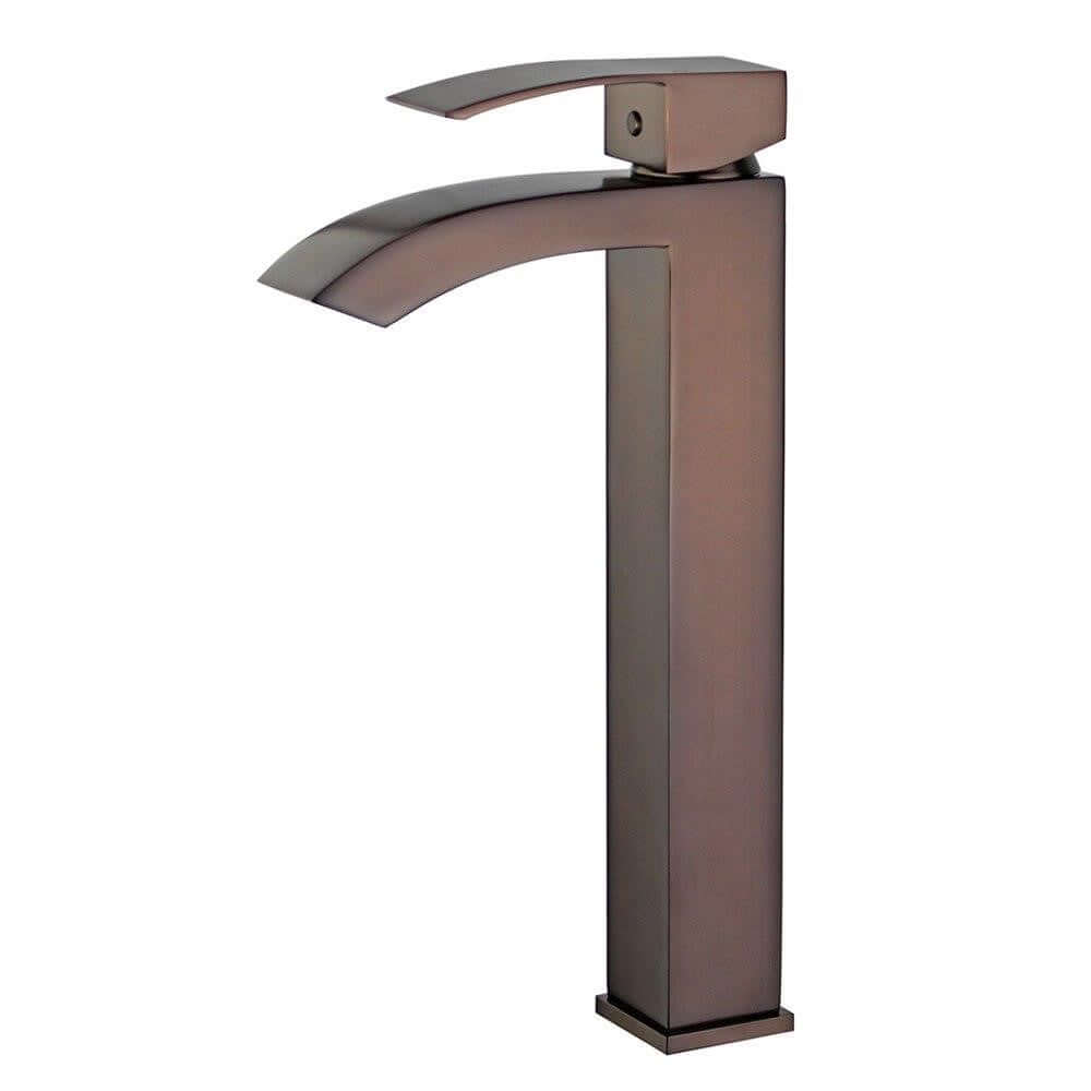 Palma Single Handle Bathroom Vanity Faucet in Oil Rubbed Bronze - 10166A1-ORB-W