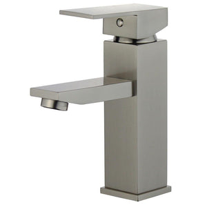 Granada Single Handle Bathroom Vanity Faucet in Brushed Nickel - 10167-BN-WO