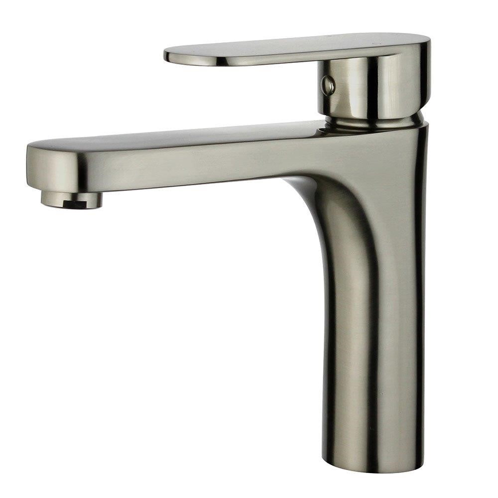 Donostia Single Handle Bathroom Vanity Faucet in Brushed Nickel - 10167N1-BN-W