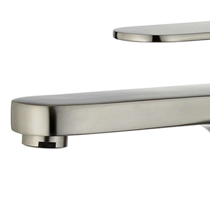 Donostia Single Handle Bathroom Vanity Faucet in Brushed Nickel - 10167N1-BN-W