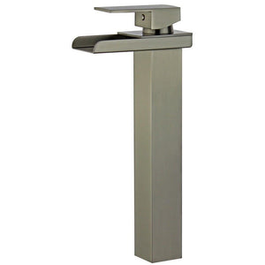 Oviedo Single Handle Bathroom Vanity Faucet in Brushed Nickel - 10167N5-BN-WO
