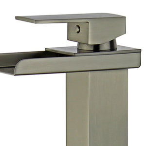 Oviedo Single Handle Bathroom Vanity Faucet in Brushed Nickel - 10167N5-BN-WO