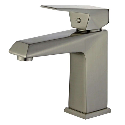 Valencia Single Handle Bathroom Vanity Faucet in Brushed Nickel - 10167P1-BN-WO