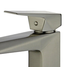 Load image into Gallery viewer, Valencia Single Handle Bathroom Vanity Faucet in Brushed Nickel - 10167P1-BN-WO