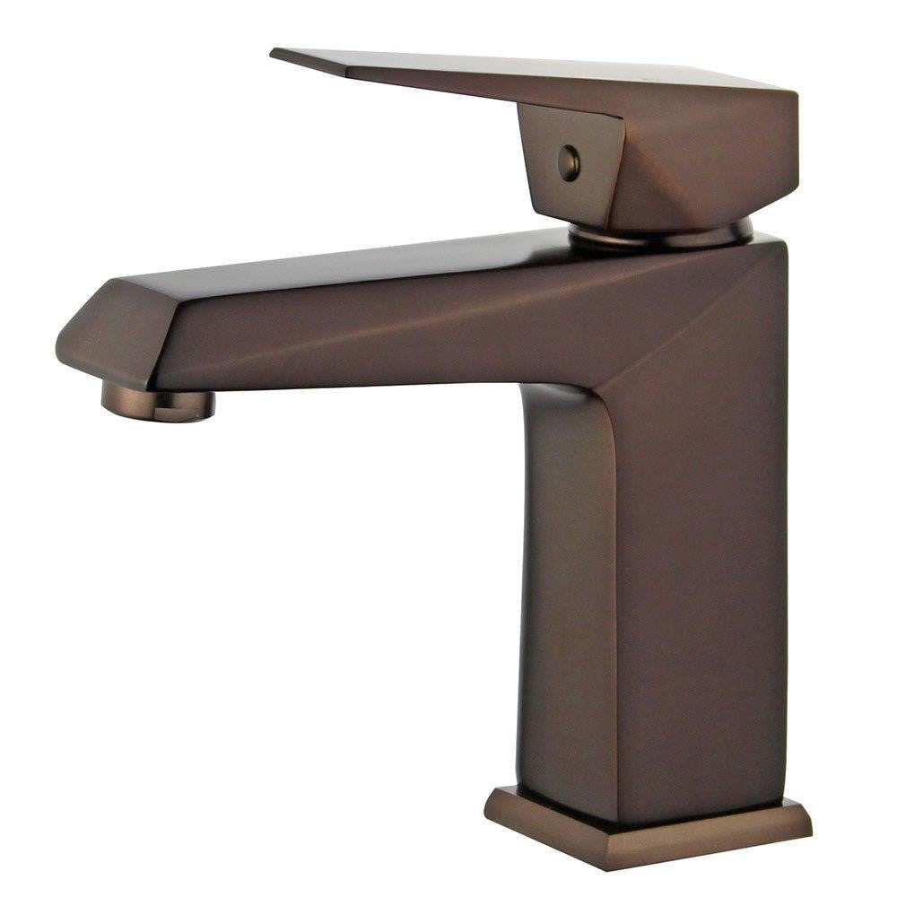 Valencia Single Handle Bathroom Vanity Faucet in Oil Rubbed Bronze - 10167P1-ORB-WO