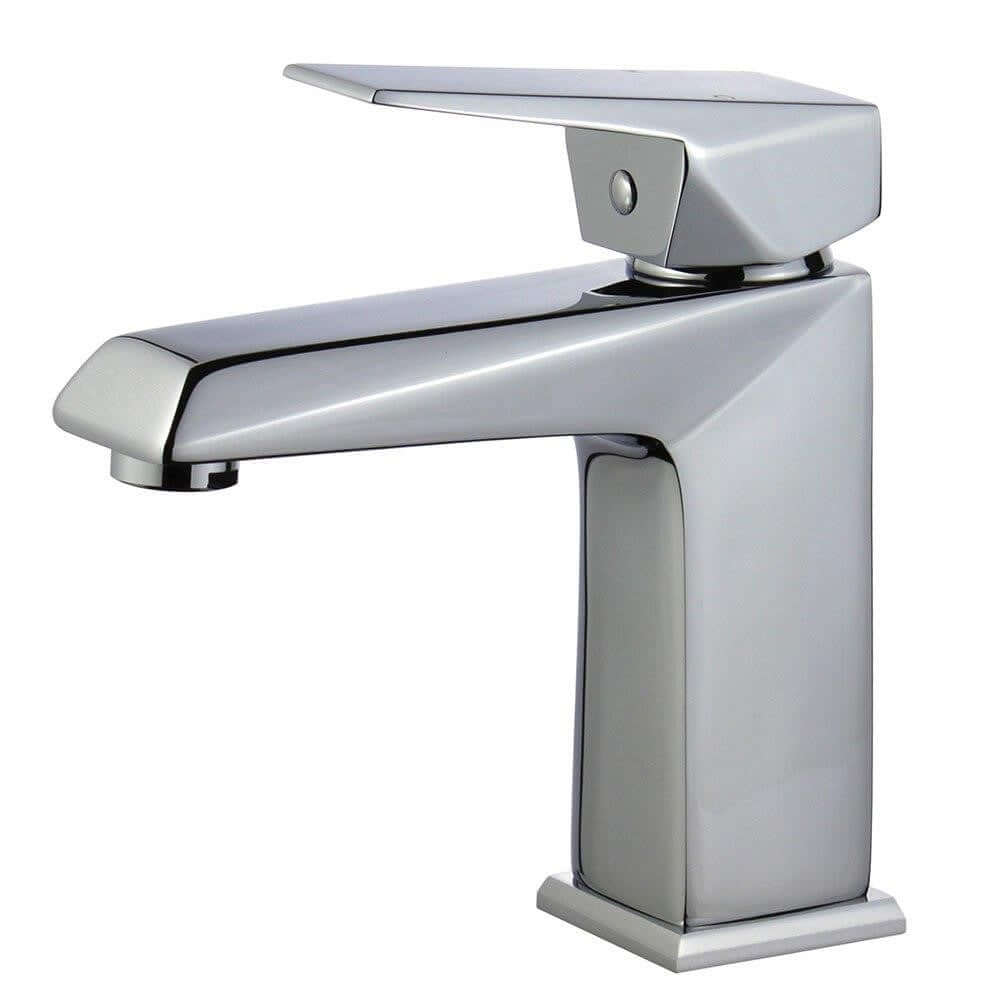 Valencia Single Handle Bathroom Vanity Faucet in Polished Chrome - 10167P1-PC-W