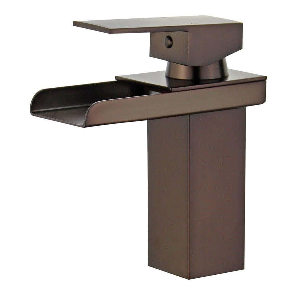 Pampalona Single Handle Bathroom Vanity Faucet in Oil Rubbed Bronze - 10167P5-ORB-W