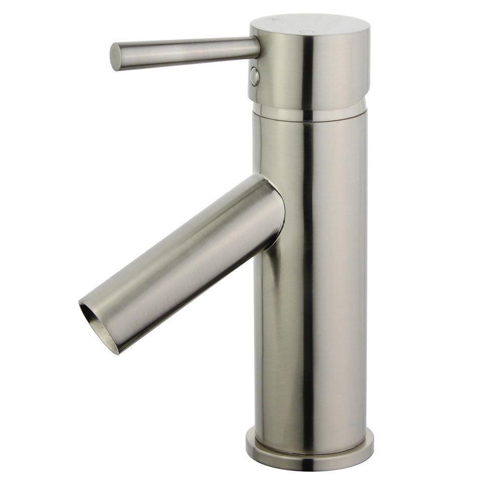 Malaga Single Handle Bathroom Vanity Faucet in Brushed Nickel - 10198-BN-WO