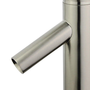 Malaga Single Handle Bathroom Vanity Faucet in Brushed Nickel - 10198-BN-WO