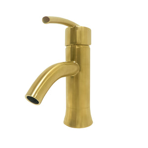 Refina Single Handle Bathroom Vanity Faucet in Gold - 10198N1-GD-W