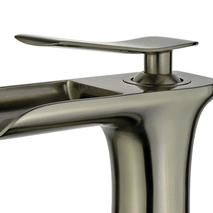 Logrono Single Handle Bathroom Vanity Faucet in Brushed Nickel - 12119B1-BN-WO