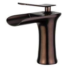 Load image into Gallery viewer, Logrono Single Handle Bathroom Vanity Faucet in Oil Rubbed Bronze - 12119B1-ORB-WO