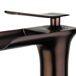 Logrono Single Handle Bathroom Vanity Faucet in Oil Rubbed Bronze - 12119B1-ORB-WO