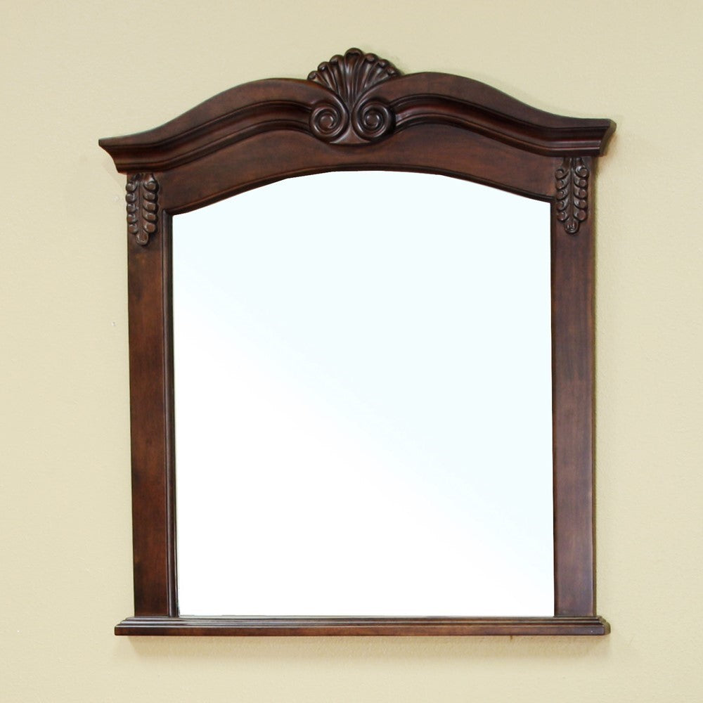 Solid wood frame mirror-walnut - 202016A-MIRROR