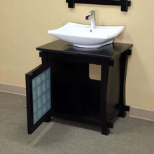 Load image into Gallery viewer, 30 in Single sink vanity-wood-black - 203012
