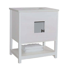 Load image into Gallery viewer, 31 in Single sink vanity-wood-white quartz - 203054A-WH