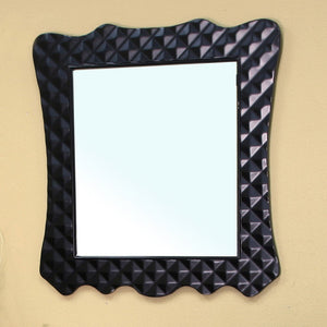 Solid wood frame mirror-black - 203057B-MIRROR