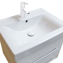 Load image into Gallery viewer, 24.25 in Single wall mount style sink vanity-wood-white - 203102-S-WH