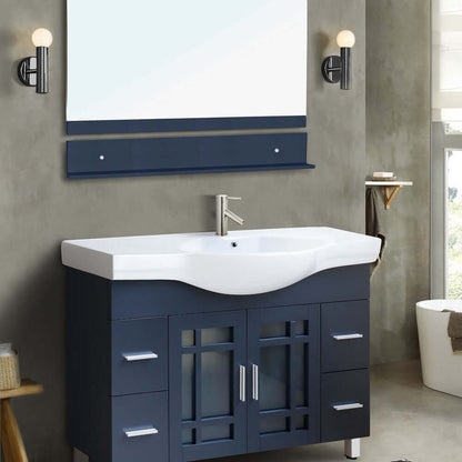 48 in Single sink vanity-wood-dark gray - 203138-DG