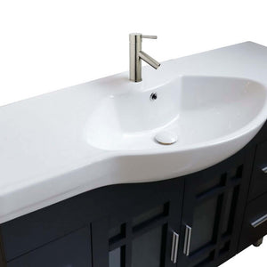 48 in Single sink vanity-wood-dark gray - 203138-DG
