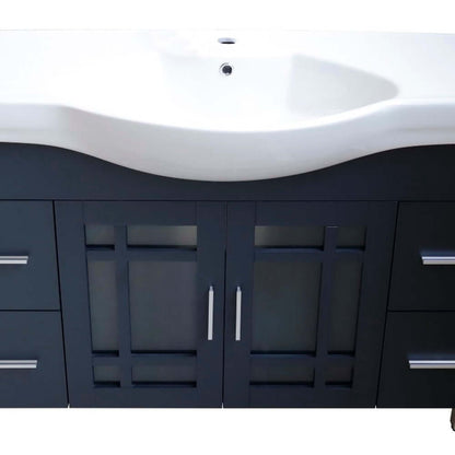 48 in Single sink vanity-wood-dark gray - 203138-DG