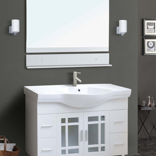 48 in Single sink vanity-wood-white - 203138-WH