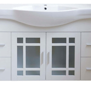 48 in Single sink vanity-wood-white - 203138-WH