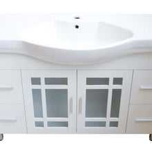 Load image into Gallery viewer, 48 in Single sink vanity-wood-white - 203138-WH
