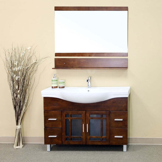 48 in Single sink vanity-wood-walnut - 203138