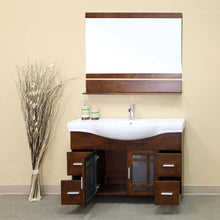 Load image into Gallery viewer, 48 in Single sink vanity-wood-walnut - 203138