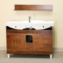 Load image into Gallery viewer, 48 in Single sink vanity-wood-walnut - 203138