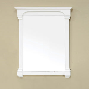 36 in Solid wood frame mirror-cream white - 205042-MIRROR-CR