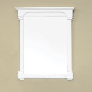 36 in Solid wood frame mirror-white - 205042-MIRROR-WH