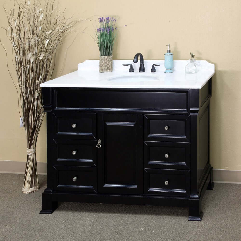 50 in Single sink vanity-wood-espresso - 205050-ES