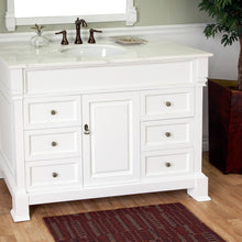 Load image into Gallery viewer, 50 in Single sink vanity-wood-white - 205050-WH