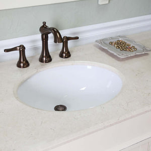 60 in Single sink vanity-wood-cream white - 205060-S-CR