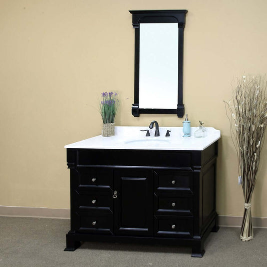 60 in Single sink vanity-wood-espresso - 205060-S-ES