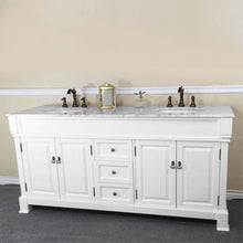 Load image into Gallery viewer, 72 in Double sink vanity-wood-espresso - 205072-D-WH
