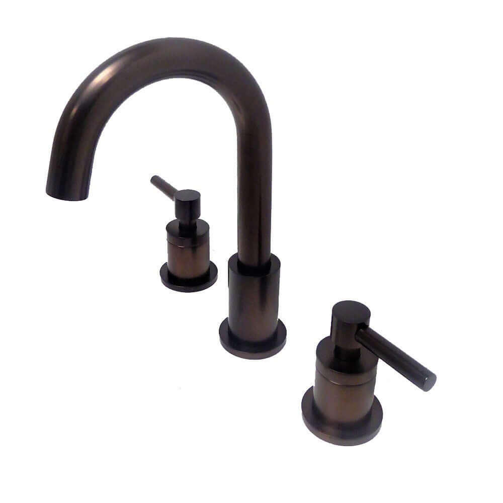 Faenza Double Handle Oil Rubbed Bronze Widespread Bathroom Faucet with Drain Assembly - 2214-ORB