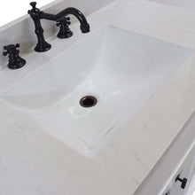 Load image into Gallery viewer, 39 in. Single Sink Vanity in White finish with Engineered Quartz Top - 3922-BL-WH-AQ