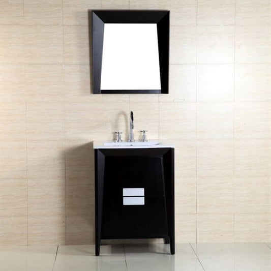 24-inch Single sink vanity - 500410-ES-WH-24