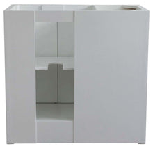 Load image into Gallery viewer, 36&quot; Single vanity in Glacier Ash finish - cabinet only - Right doors - 400100-36R-GA