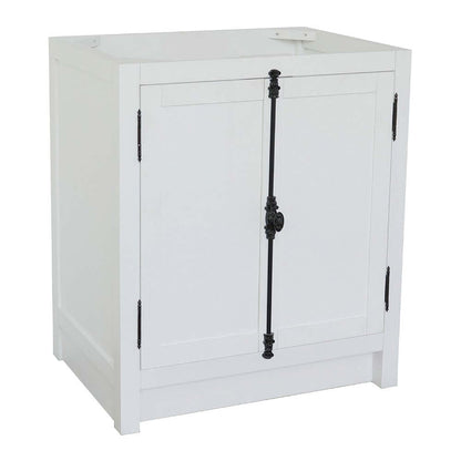 30" Single vanity in Glacier Ash finish - cabinet only - 400100-GA